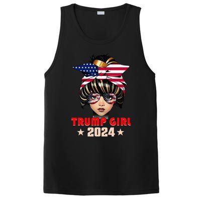 4th Of July Trump 45 47 Trump Girl 2024 PosiCharge Competitor Tank