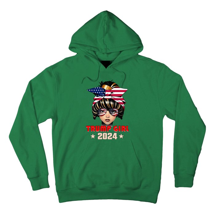 4th Of July Trump 45 47 Trump Girl 2024 Hoodie