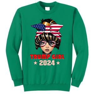 4th Of July Trump 45 47 Trump Girl 2024 Sweatshirt