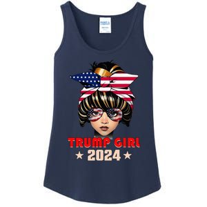 4th Of July Trump 45 47 Trump Girl 2024 Ladies Essential Tank