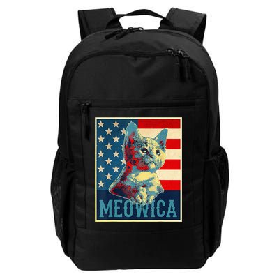 4th of July Meowica Kitty Cat Backpack