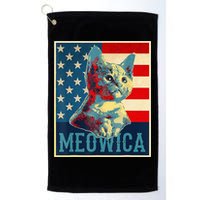 4th of July Meowica Kitty Cat Golf Towel