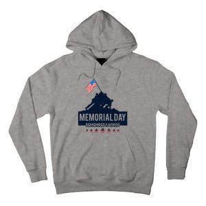 4th Of July Remember And Honor Memorial Day Gift For Veteran Tall Hoodie