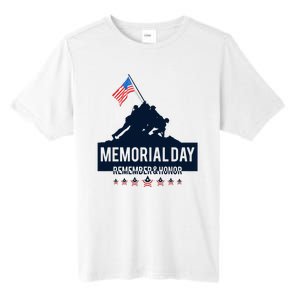 4th Of July Remember And Honor Memorial Day Gift For Veteran Tall Fusion ChromaSoft Performance T-Shirt