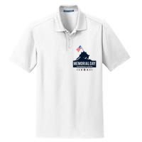 4th Of July Remember And Honor Memorial Day Gift For Veteran Dry Zone Grid Polo