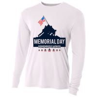 4th Of July Remember And Honor Memorial Day Gift For Veteran Cooling Performance Long Sleeve Crew