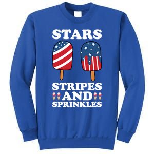 4th Of July Ice Cream Patriotic Ice Cream Cone Usa Ice Cream Great Gift Sweatshirt