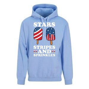 4th Of July Ice Cream Patriotic Ice Cream Cone Usa Ice Cream Great Gift Unisex Surf Hoodie