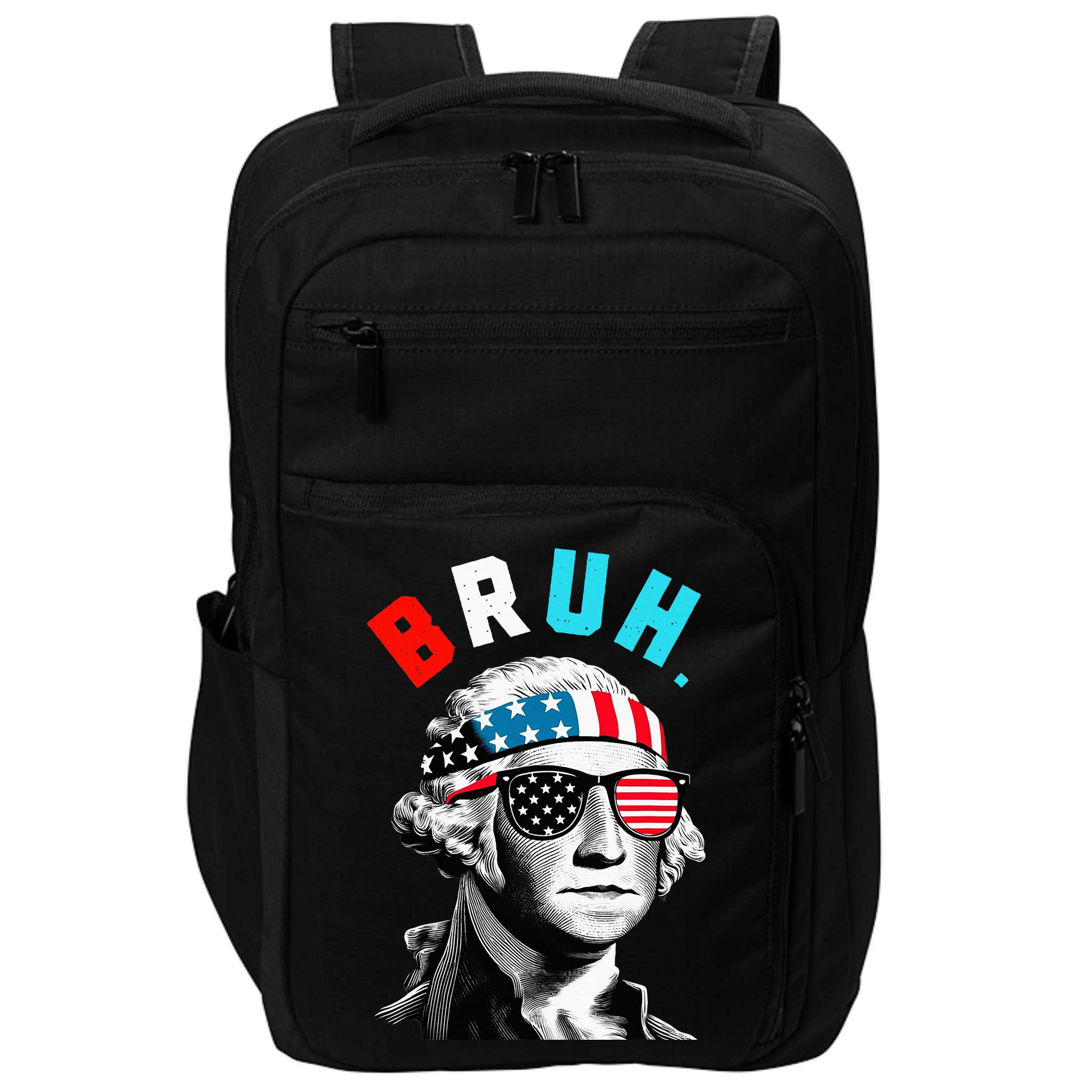 4th Of July 2024 George Washington Bruh Impact Tech Backpack