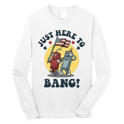 4th Of July Funny Adult Humor For Swinger American Couples Long Sleeve Shirt