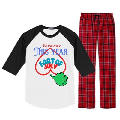 4th Of July Economy This Year Fart Of July Raglan Sleeve Pajama Set