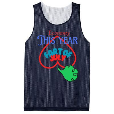 4th Of July Economy This Year Fart Of July Mesh Reversible Basketball Jersey Tank