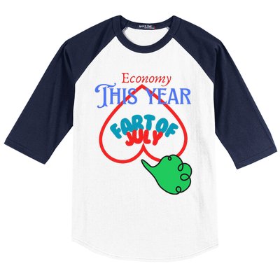 4th Of July Economy This Year Fart Of July Baseball Sleeve Shirt