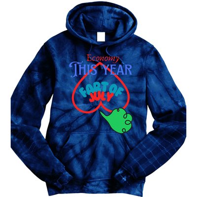 4th Of July Economy This Year Fart Of July Tie Dye Hoodie