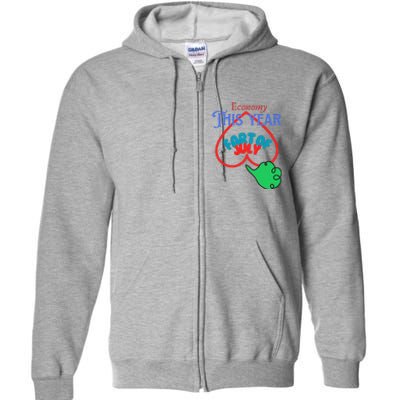 4th Of July Economy This Year Fart Of July Full Zip Hoodie