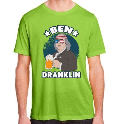 4th Of July Memorial Day Ben Drankin Benjamin Franklin Cute Gift Adult ChromaSoft Performance T-Shirt