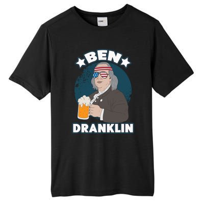 4th Of July Memorial Day Ben Drankin Benjamin Franklin Cute Gift Tall Fusion ChromaSoft Performance T-Shirt