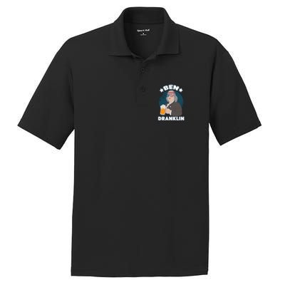 4th Of July Memorial Day Ben Drankin Benjamin Franklin Cute Gift PosiCharge RacerMesh Polo