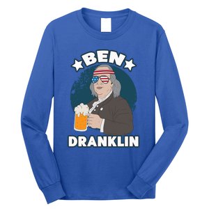 4th Of July Memorial Day Ben Drankin Benjamin Franklin Cute Gift Long Sleeve Shirt