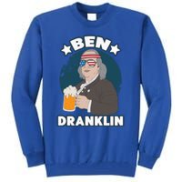 4th Of July Memorial Day Ben Drankin Benjamin Franklin Cute Gift Tall Sweatshirt