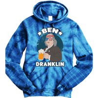 4th Of July Memorial Day Ben Drankin Benjamin Franklin Cute Gift Tie Dye Hoodie