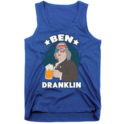 4th Of July Memorial Day Ben Drankin Benjamin Franklin Cute Gift Tank Top