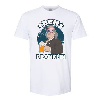 4th Of July Memorial Day Ben Drankin Benjamin Franklin Cute Gift Softstyle CVC T-Shirt