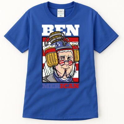 4th Of July Independence Day Ben Drankin Merica Funny Gift Tall T-Shirt