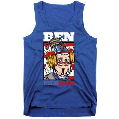 4th Of July Independence Day Ben Drankin Merica Funny Gift Tank Top