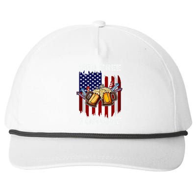 4th Of July Party You Free Tonight American Flag Usa Gift Snapback Five-Panel Rope Hat