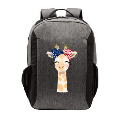4th Of July Usa Giraffe Cute Vector Backpack