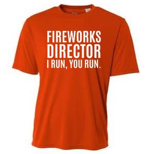 4th Of July Cute Gift Fireworks Director Gift Cooling Performance Crew T-Shirt