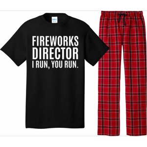 4th Of July Cute Gift Fireworks Director Gift Pajama Set