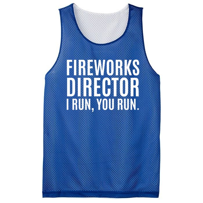 4th Of July Cute Gift Fireworks Director Gift Mesh Reversible Basketball Jersey Tank