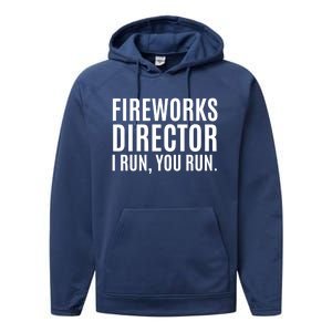 4th Of July Cute Gift Fireworks Director Gift Performance Fleece Hoodie