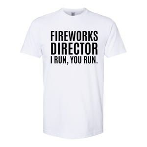 4th Of July Cute Gift Fireworks Director Gift Softstyle CVC T-Shirt