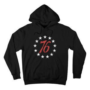 4th Of July The Spirit 76 Tall Hoodie