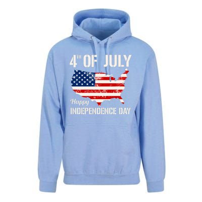 4th Of July Independence Day Celebration Graphic Unisex Surf Hoodie