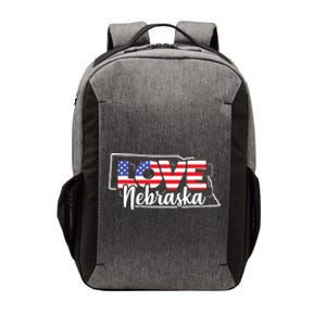 4th Of July Nebraska Us American Flag July Fourth Vector Backpack