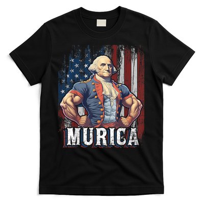 4th Of July Patriotic Funny George Washington July 4th T-Shirt