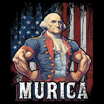 4th Of July Patriotic Funny George Washington July 4th T-Shirt
