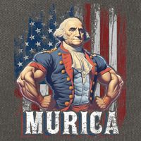 4th Of July Patriotic Funny George Washington July 4th Cotton Canvas Backpack
