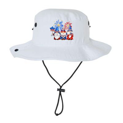 4th Of July American Gnomes Celebrating Independence Day Legacy Cool Fit Booney Bucket Hat