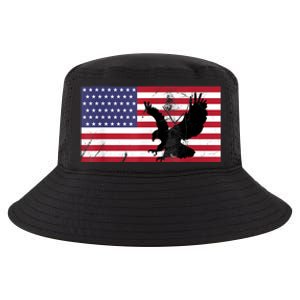 4th Of July Freedom Flag Meaningful Gift/ Cool Gift Meaningful Gift Cool Comfort Performance Bucket Hat