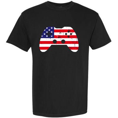 4th Of July T Video Game Gamer Usa Garment-Dyed Heavyweight T-Shirt