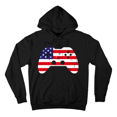 4th Of July T Video Game Gamer Usa Hoodie