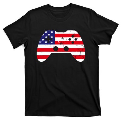 4th Of July T Video Game Gamer Usa T-Shirt