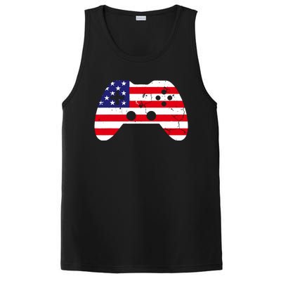 4th Of July T Video Game Gamer Usa PosiCharge Competitor Tank