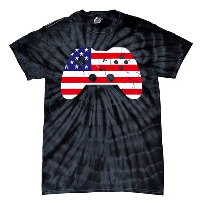 4th Of July T Video Game Gamer Usa Tie-Dye T-Shirt