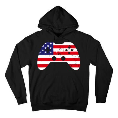 4th Of July T Video Game Gamer Usa Tall Hoodie